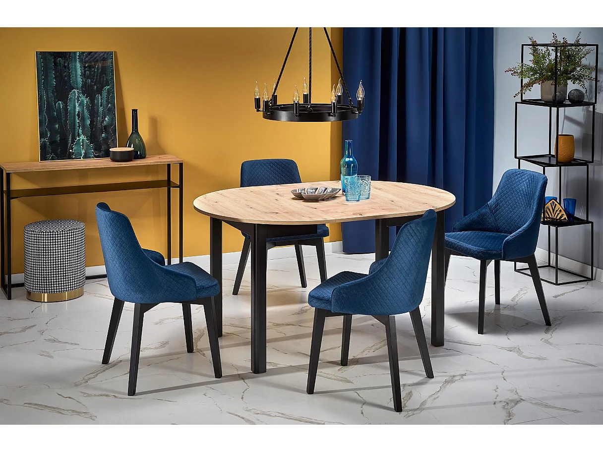 Table extensible pour 4/6 personnes 102/142x102 cm