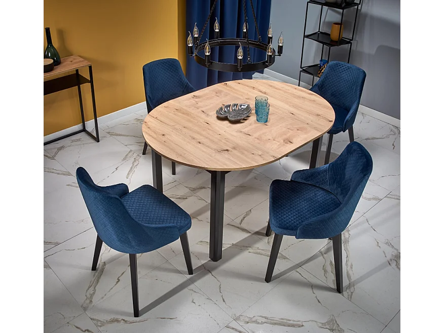 Table extensible pour 4/6 personnes 102/142x102 cm