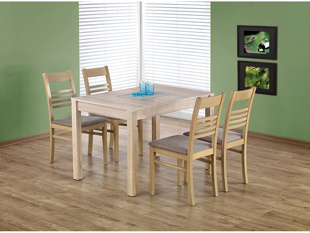 Table extensible pour 4/6 personnes 118/158x75 cm