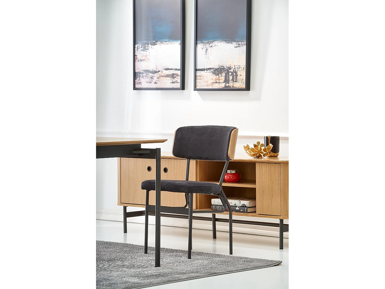 Table extensible en chêne pour 6/8 personnes 170/250x100 cm