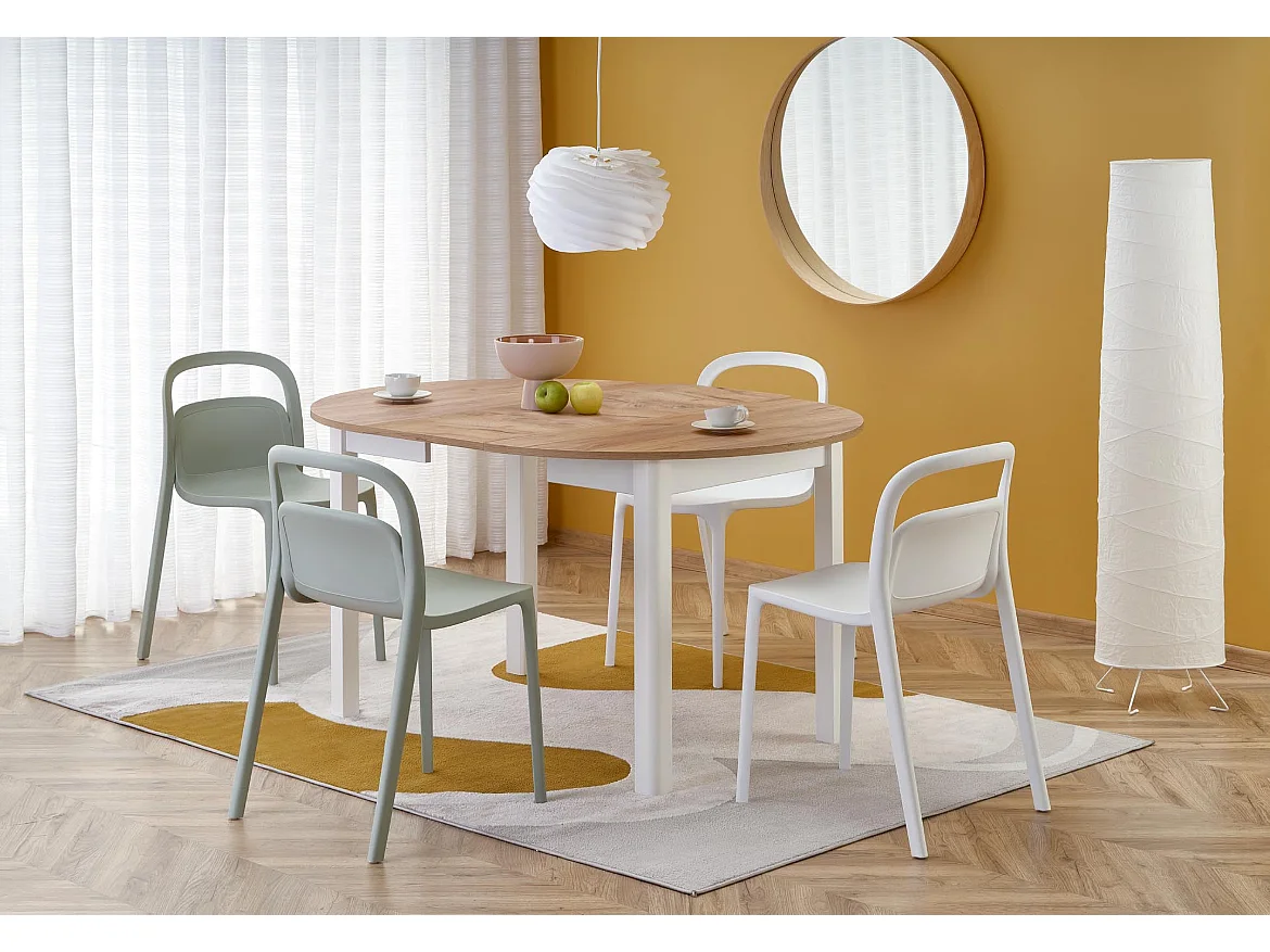 Table extensible pour 4/6 personnes 102/142x102 cm