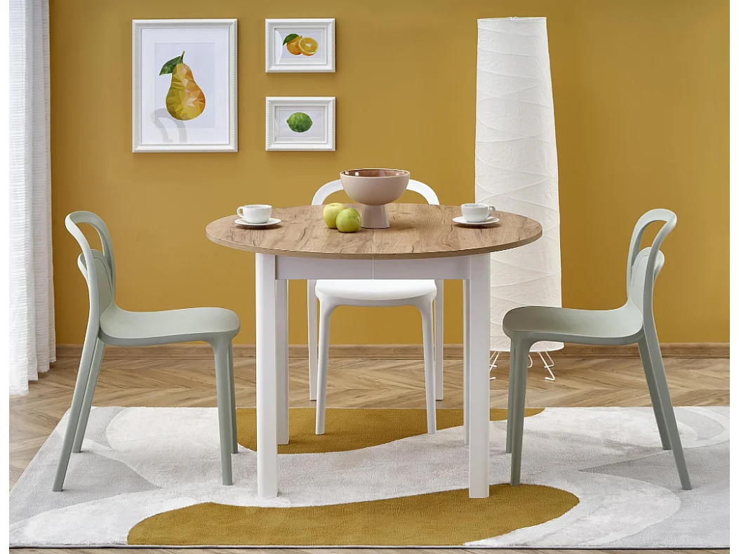 Table extensible pour 4/6 personnes 102/142x102 cm