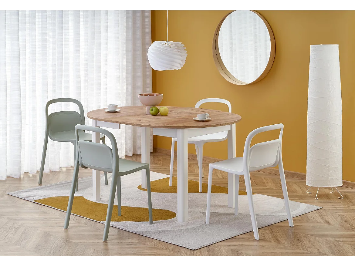 Table extensible pour 4/6 personnes 102/142x102 cm