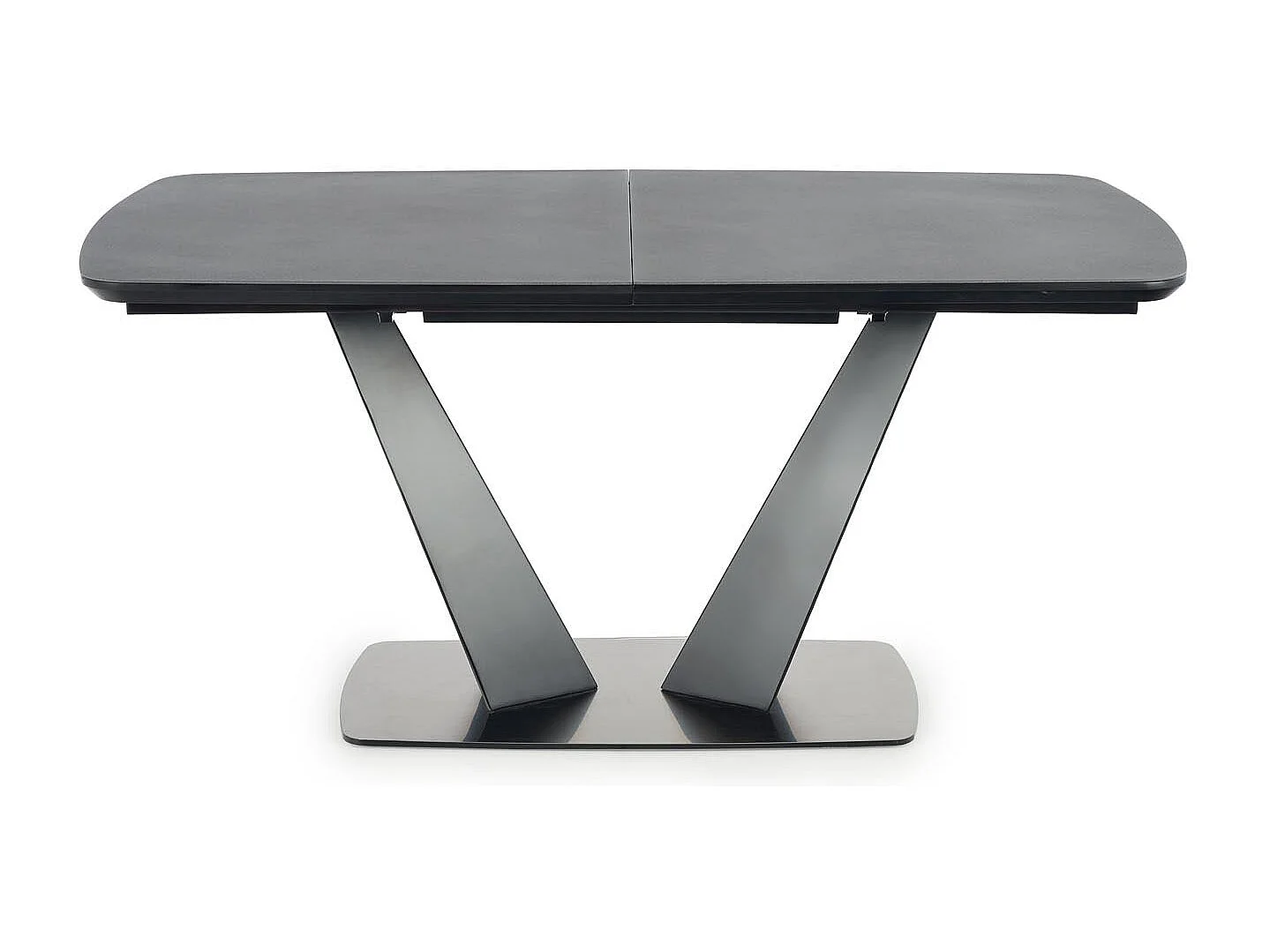 Table extensible pour 6/8 personnes, grise, 160/220x90 cm