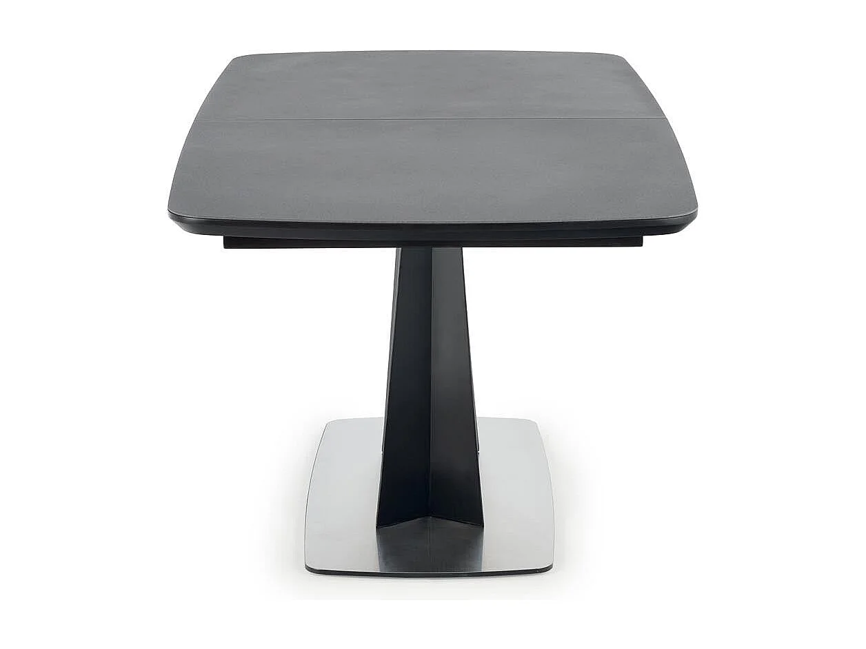 Table extensible pour 6/8 personnes, grise, 160/220x90 cm