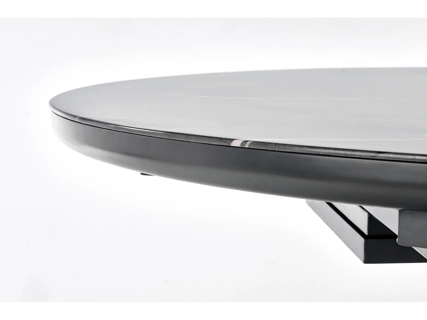 Table extensible en marbre pour 6/8 personnes 120/160x120 cm