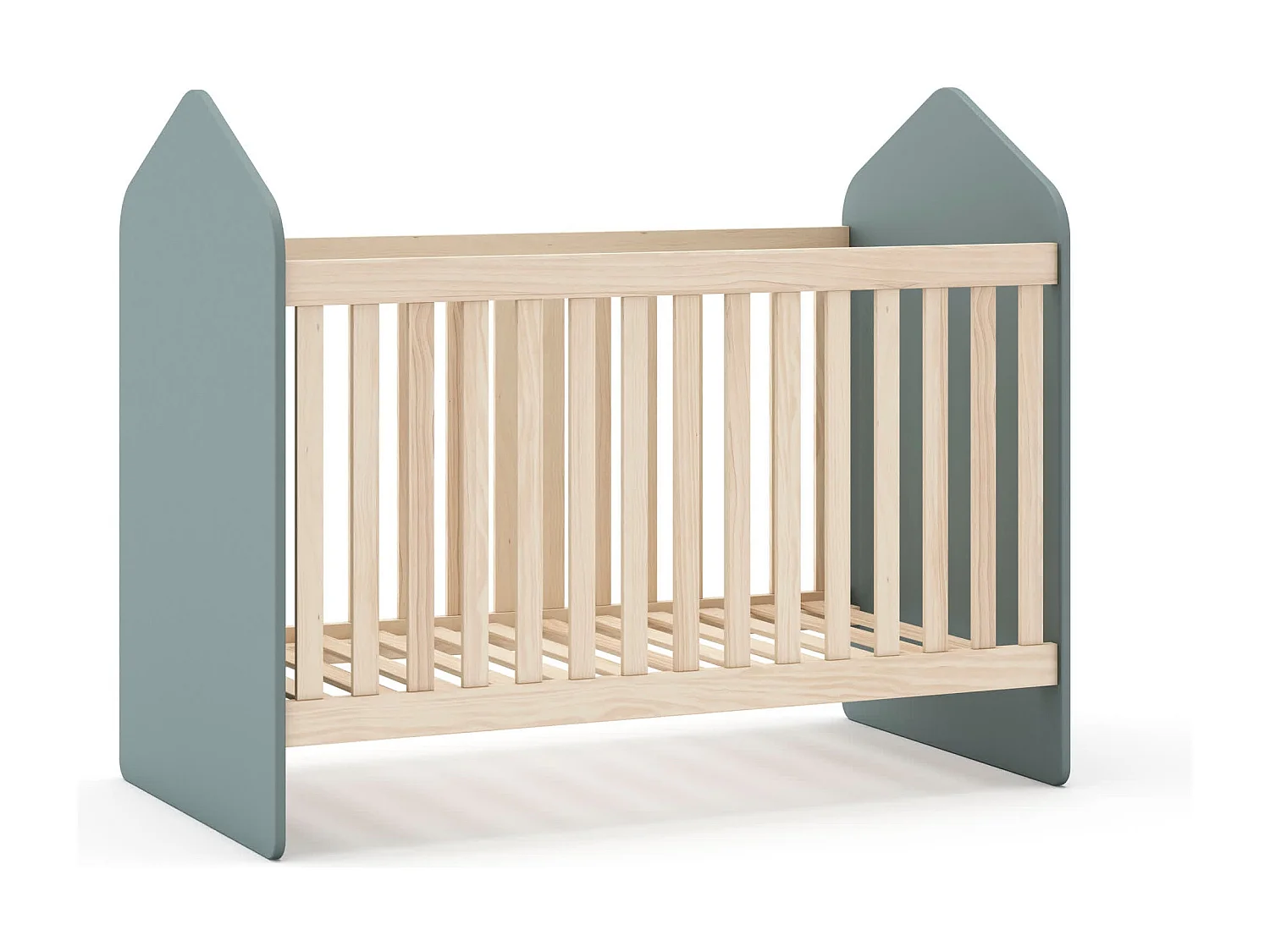 Cuna verde 123x102 cm