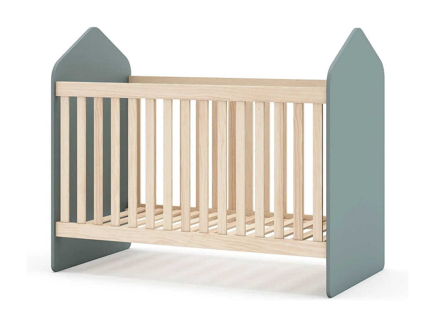 Cuna verde 123x102 cm