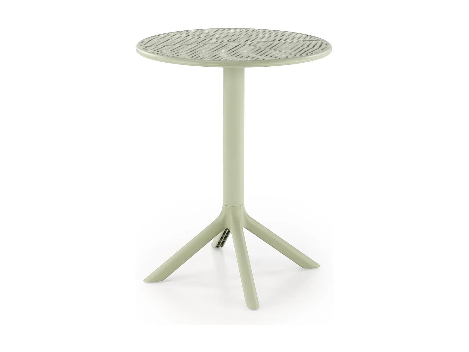 Ronde tafel voor 4 personen, 60x72 cm