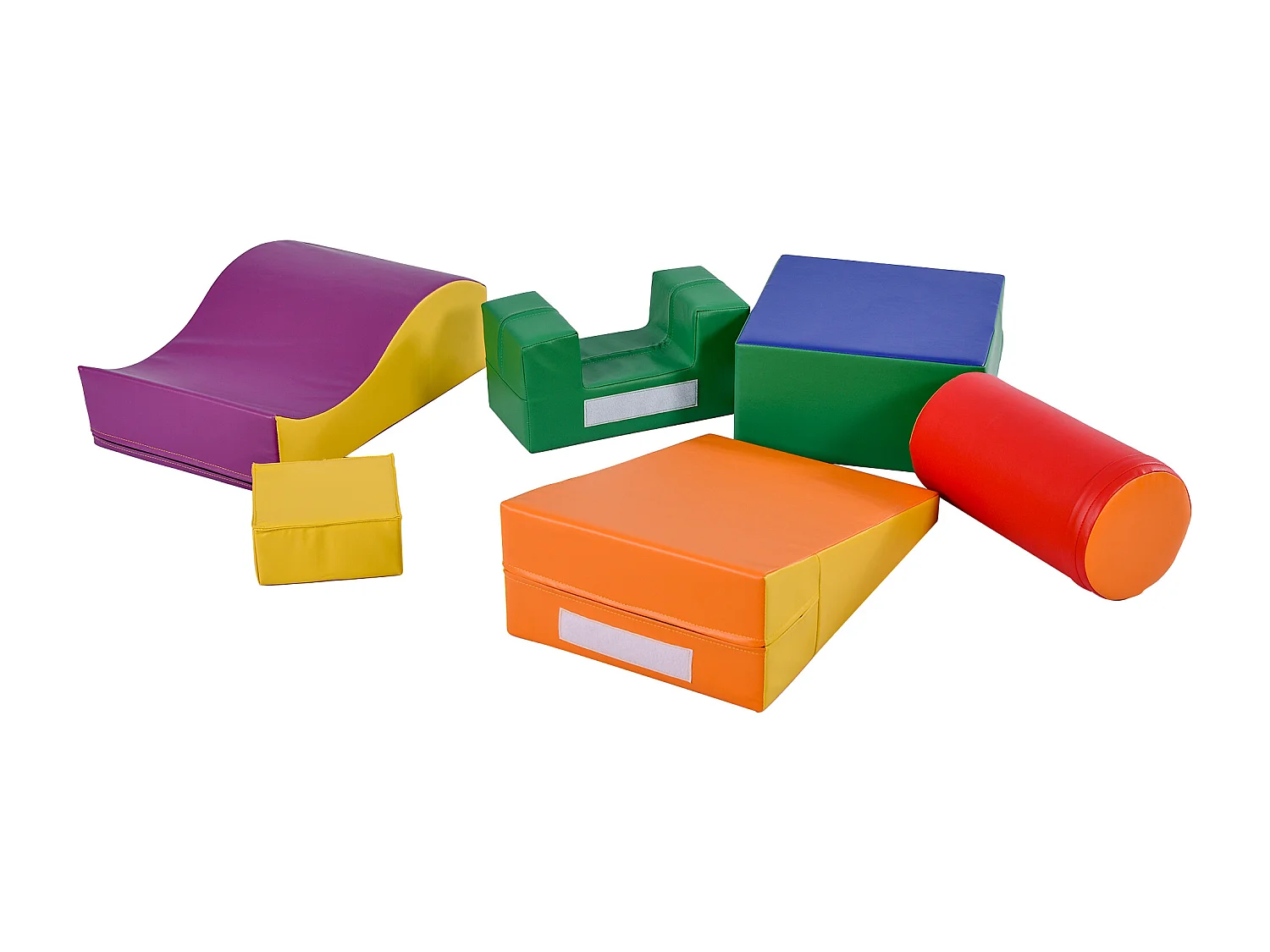 6 blocs de construction géants - pour grimper, glisser et ramper - PU