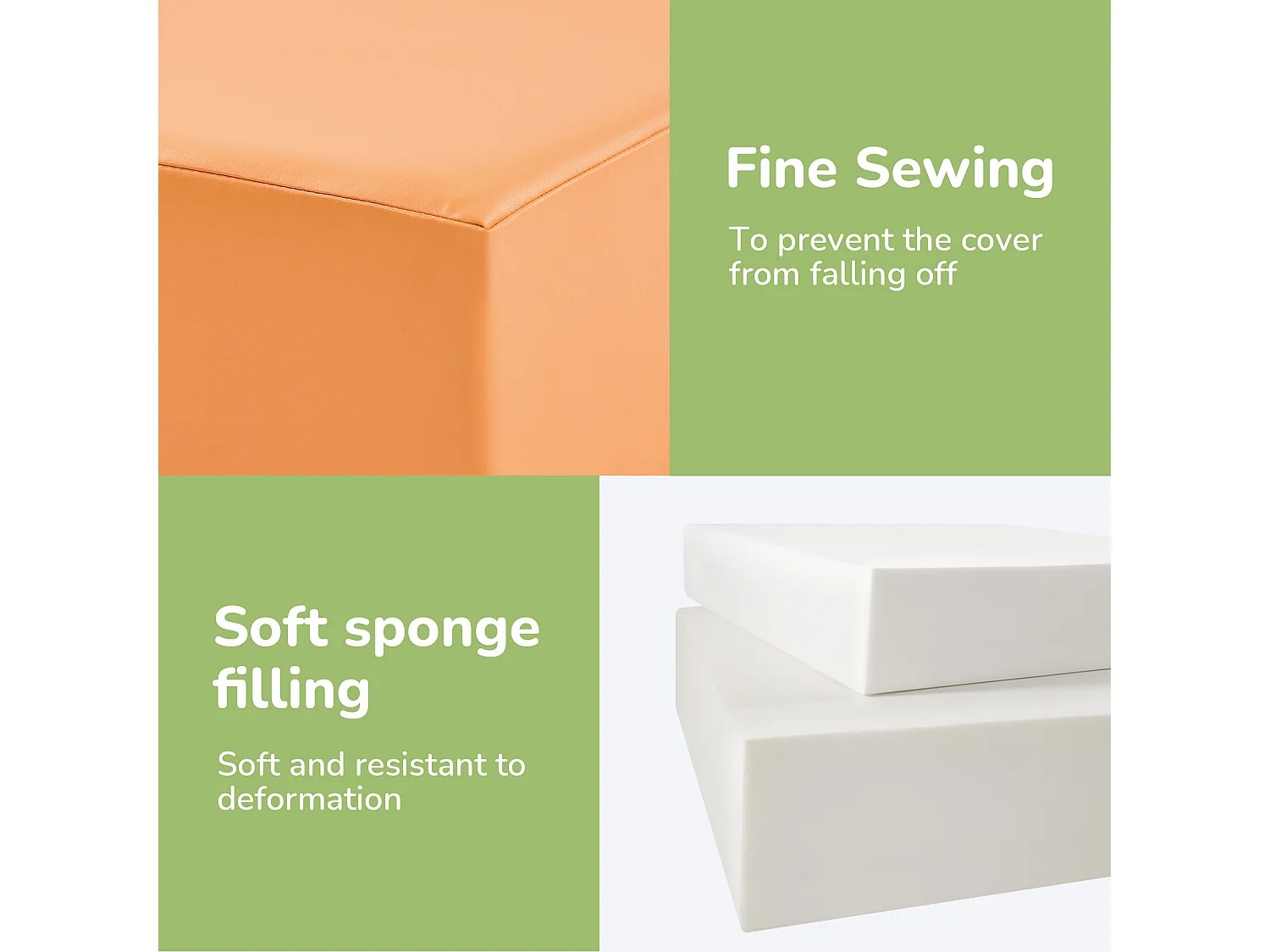 Blocs de construction en 6 pièces - Pour bébé et enfant - PU