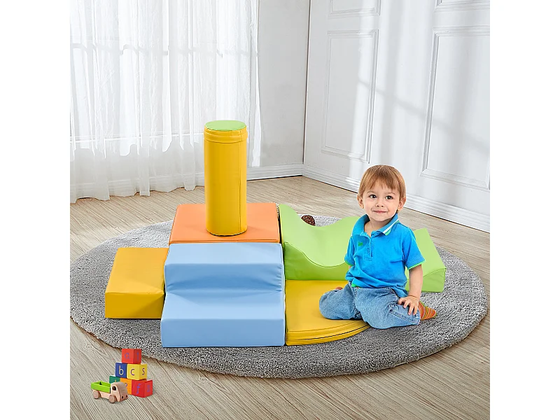 Blocs de construction en 6 pièces - Pour bébé et enfant - PU