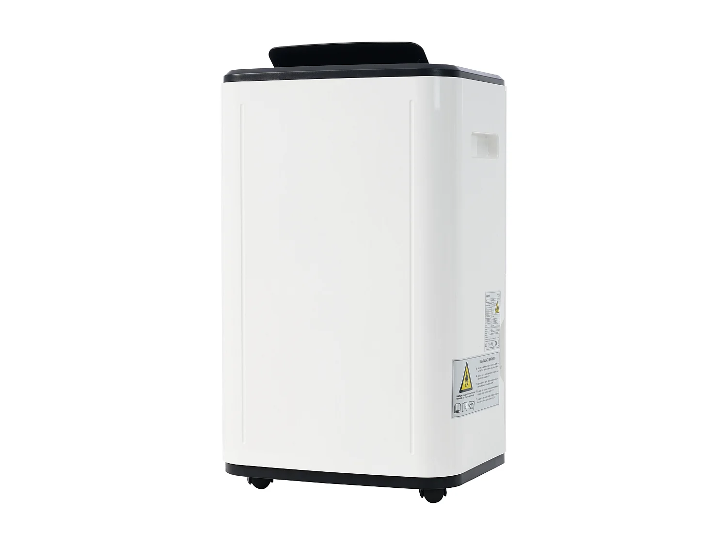 Deshumidificador de 25L con secadora - Pantalla LED - Blanco y negro