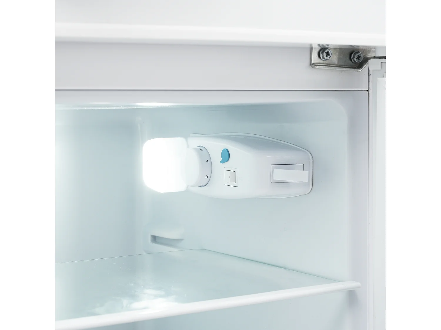 Réfrigérateur rétro de 92 L avec 2 portes et LED - -27 °C à 13 °C - Blanc antique