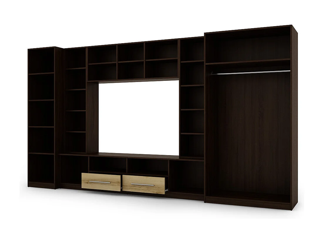 Parete attrezzata con grandi armadi e pensili NEPTUN – Direttamente dal produttore EMEBLAST