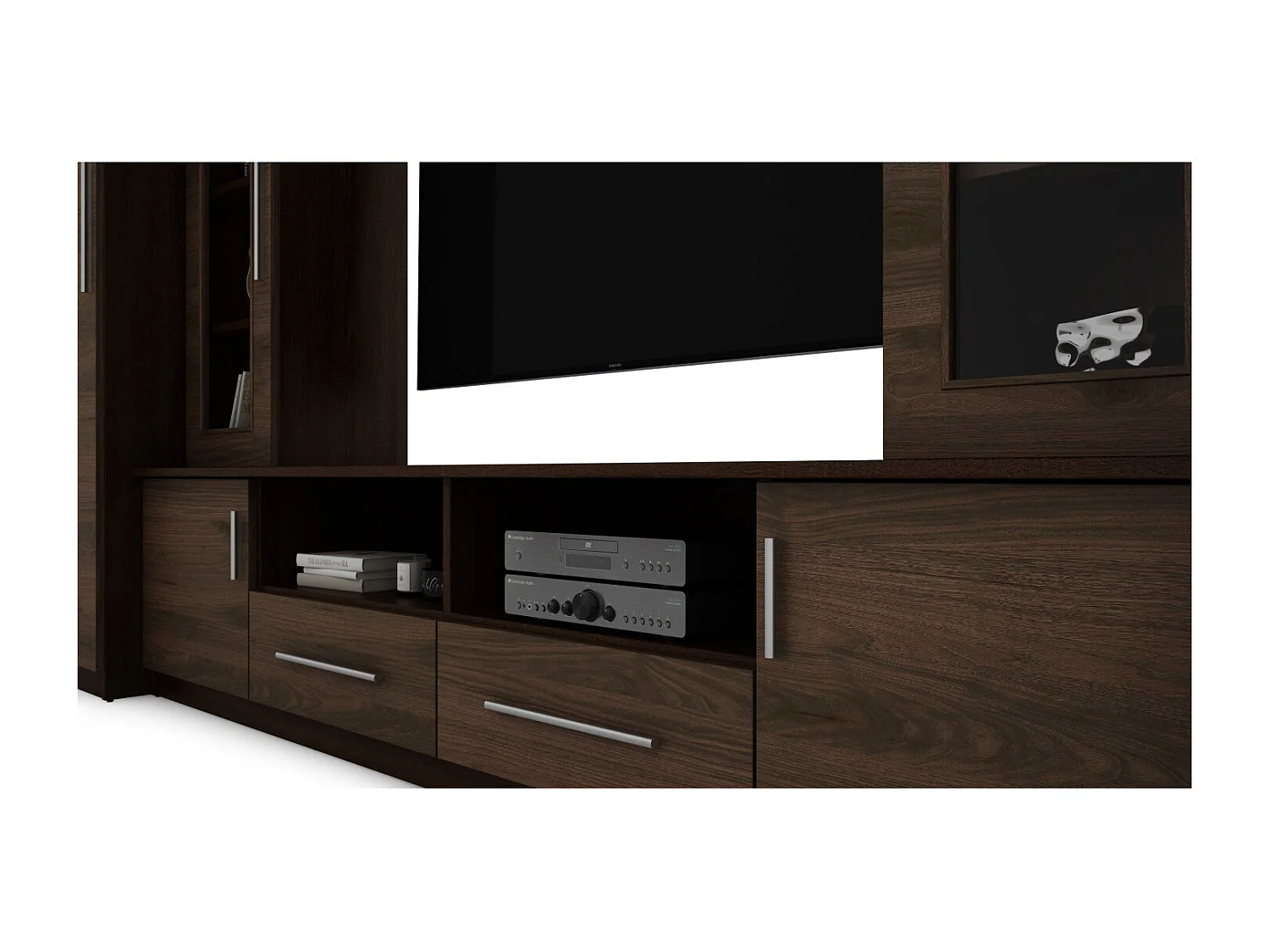 Parete attrezzata con grandi armadi e pensili NEPTUN – Direttamente dal produttore EMEBLAST