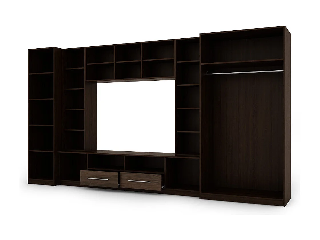 Parete attrezzata con grandi armadi e pensili NEPTUN – Direttamente dal produttore EMEBLAST