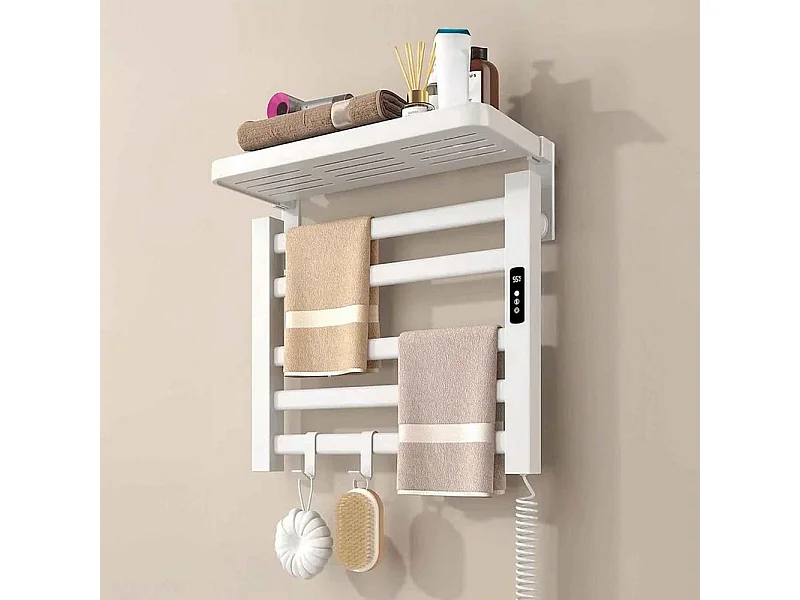 Yoevu - Toallero eléctrico Wi-Fi 100W , pantalla LCD táctil, contro WIFI y Alexa