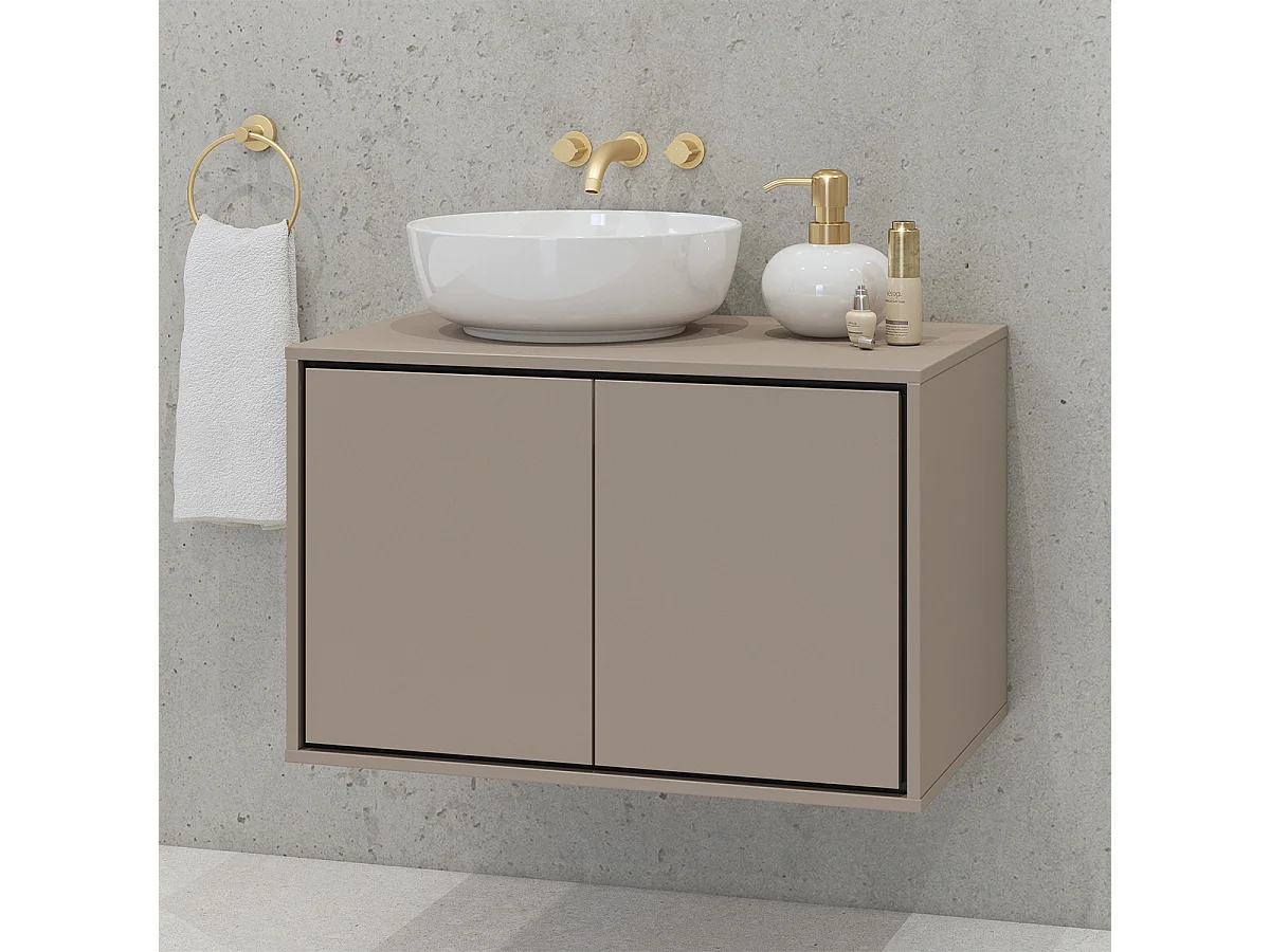 80 cm Sophéa Taupe badmeubel