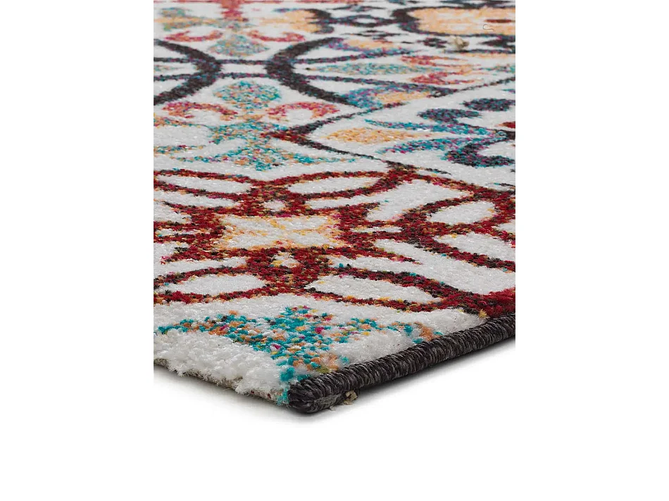 Laagpolig tapijt - geometrisch - veelkleurig - 200x290 cm - MOAR