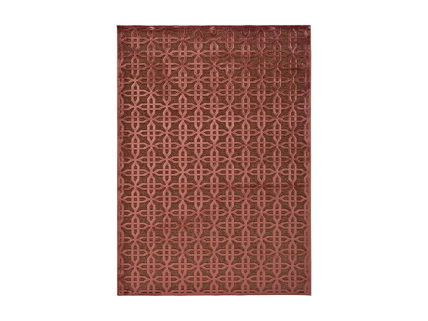 Laagpolig tapijt - geometrisch - koper - 160x230 cm - MARGOT