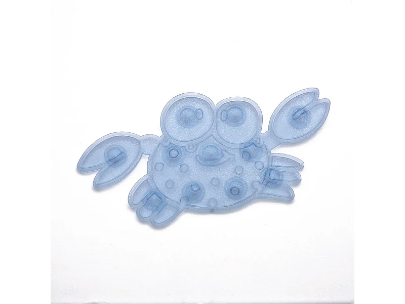 Crabe Antidérapant Coloré En Bleu Pour Douche