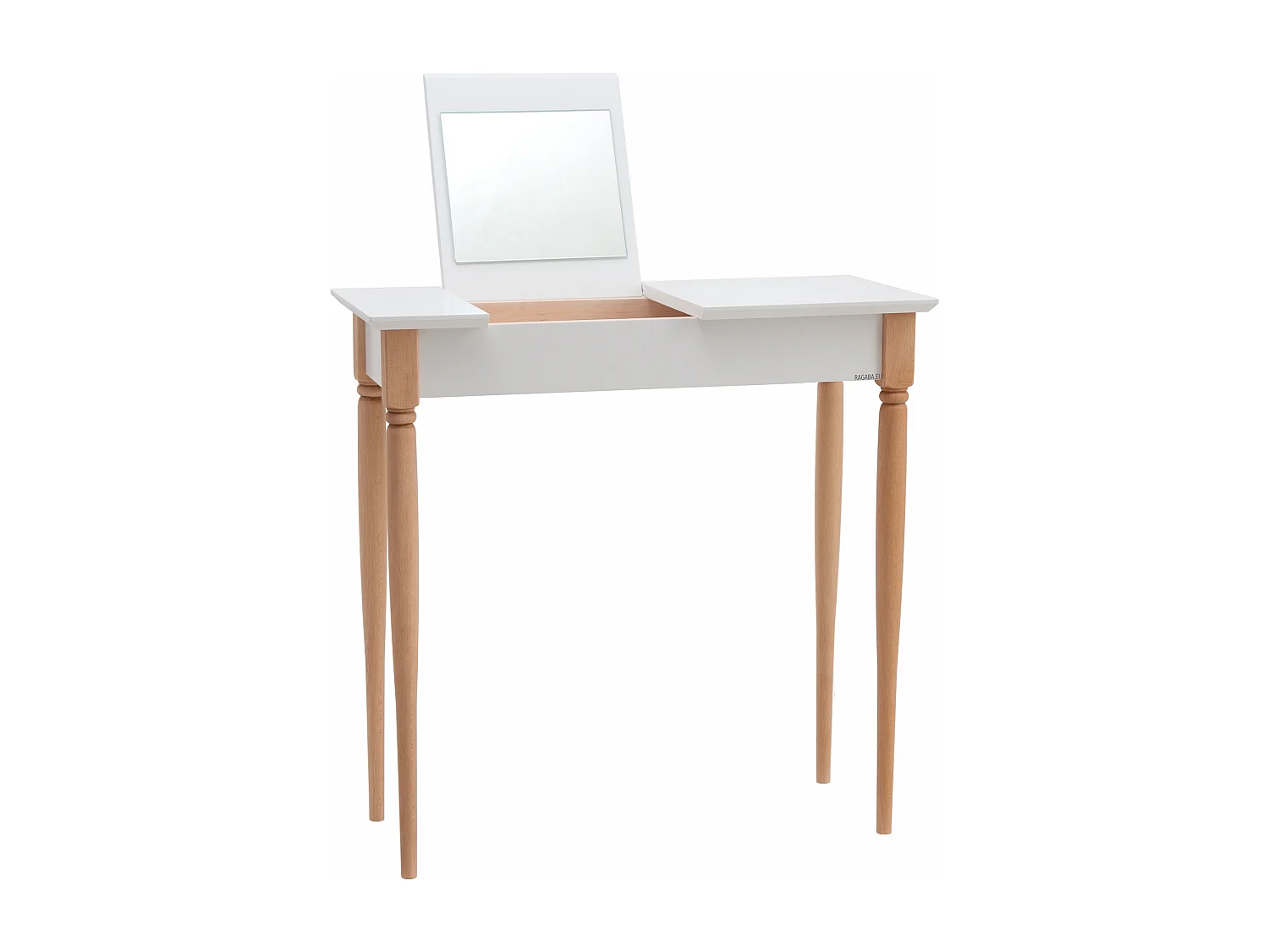 Petite coiffeuse avec miroir 65 x 35 cm Mamo Blanc