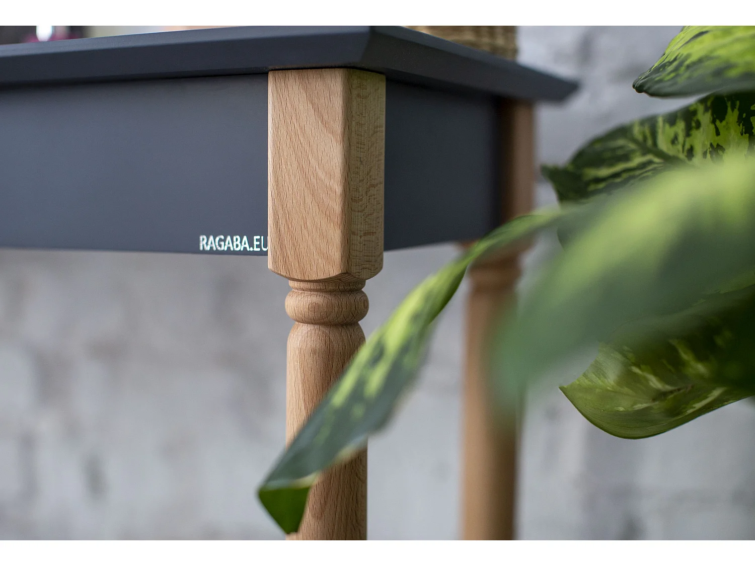 Petite coiffeuse avec miroir 65 x 35 cm Mamo Blanc