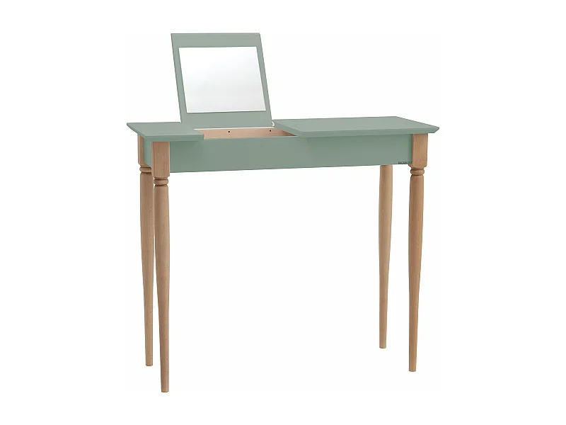 Petite coiffeuse avec miroir 85 x 35 cm Mamo Vert Sauge