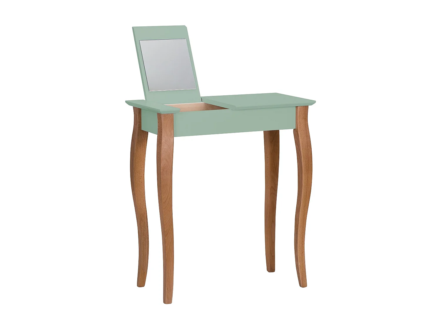 Petite coiffeuse avec miroir 65 x 35 cm Lillo Vert Sauge