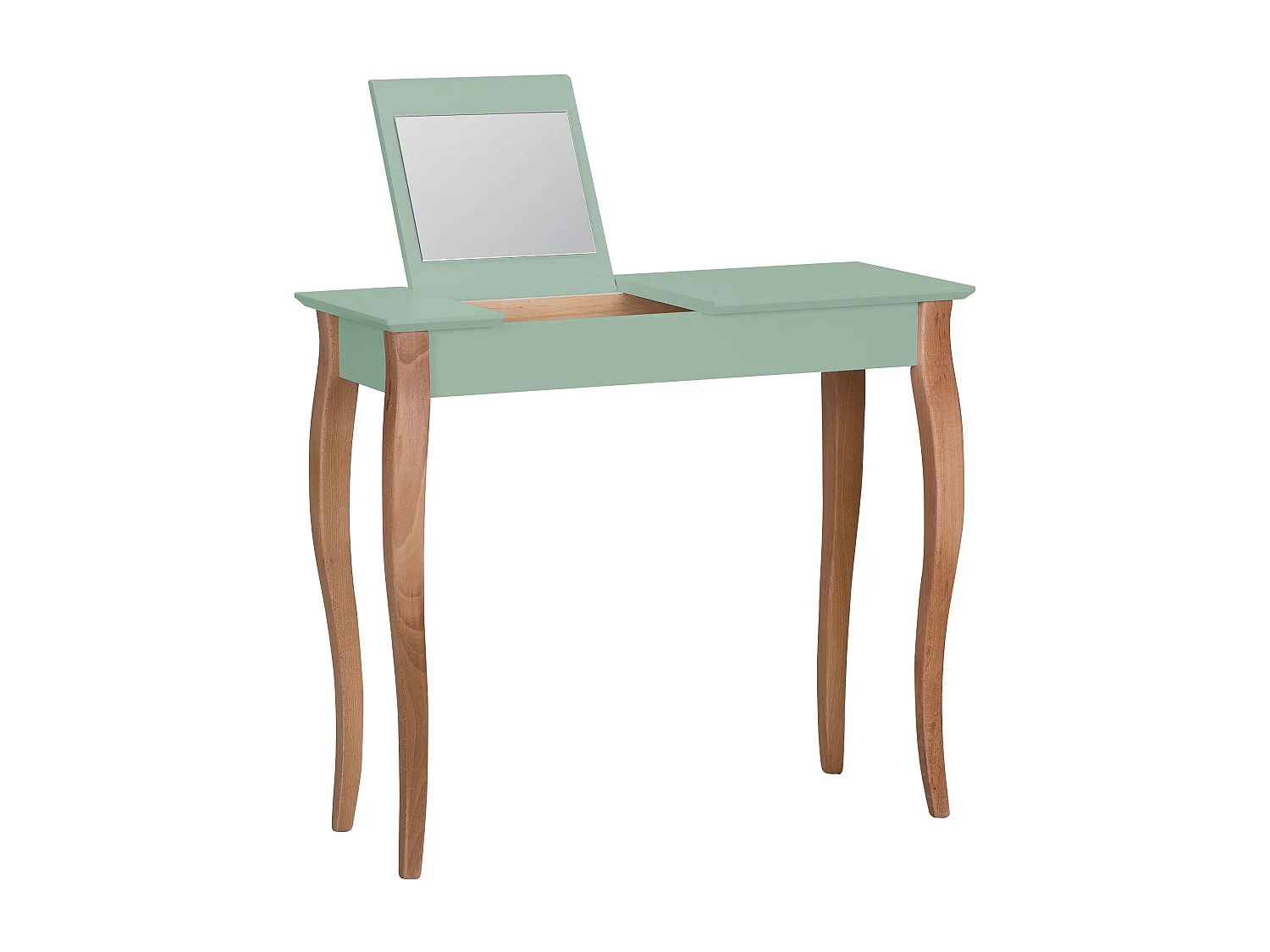 Petite coiffeuse avec miroir 85 x 35 cm Lillo Vert Sauge