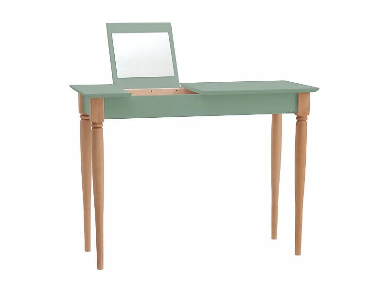 Petite coiffeuse avec miroir 105 x 35 cm Mamo Vert Sauge