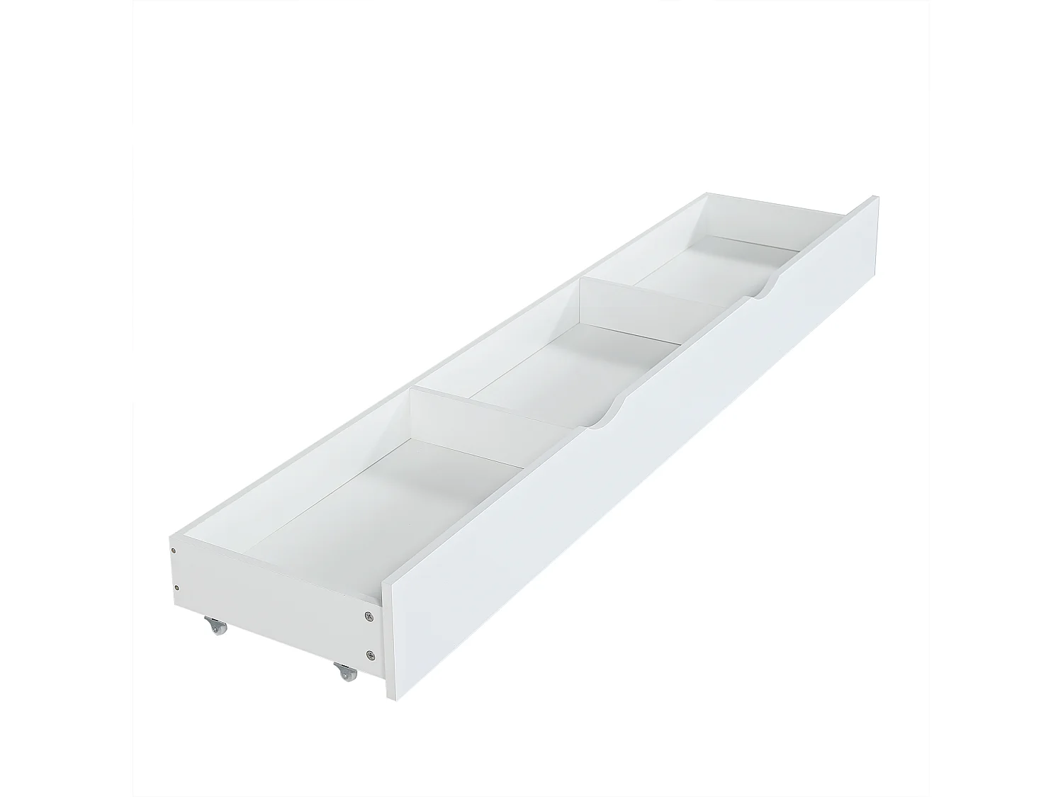 Stapelbed 90x200cm Speels huisontwerp met glijbaan en trap met opbergruimte hout en MDF Voor kinderkamer Wit (Zonder matras)