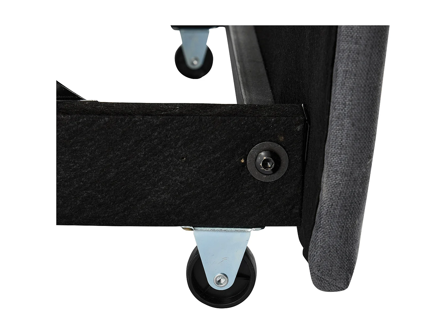 Canapé d'angle 3 places pliable avec poches latérales mousse confortable tissu gris pour salon