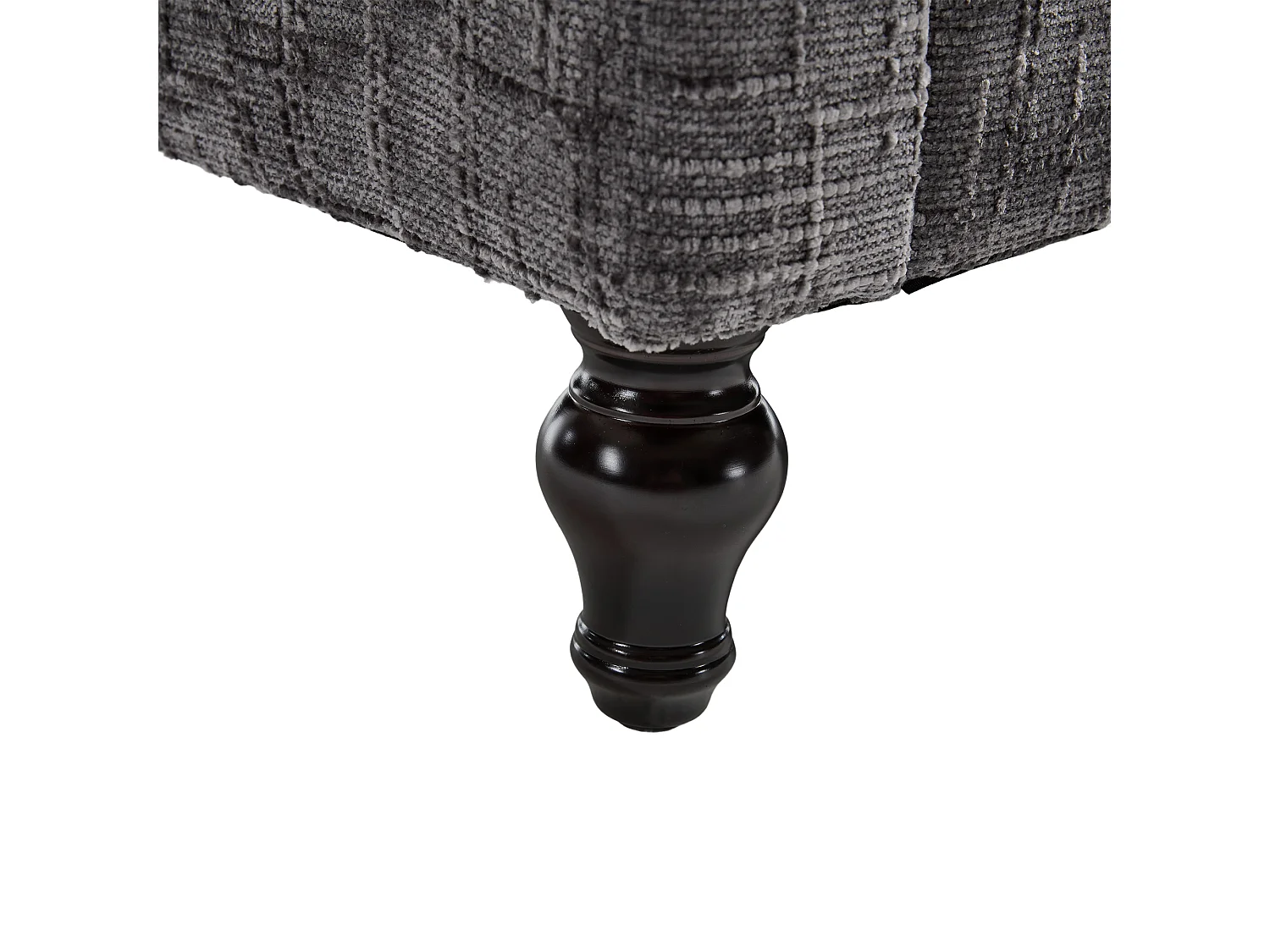 Canapé 2 places 175x83x78 cm, port USB intégré, LED multicolore, poche de rangement, chenille gris