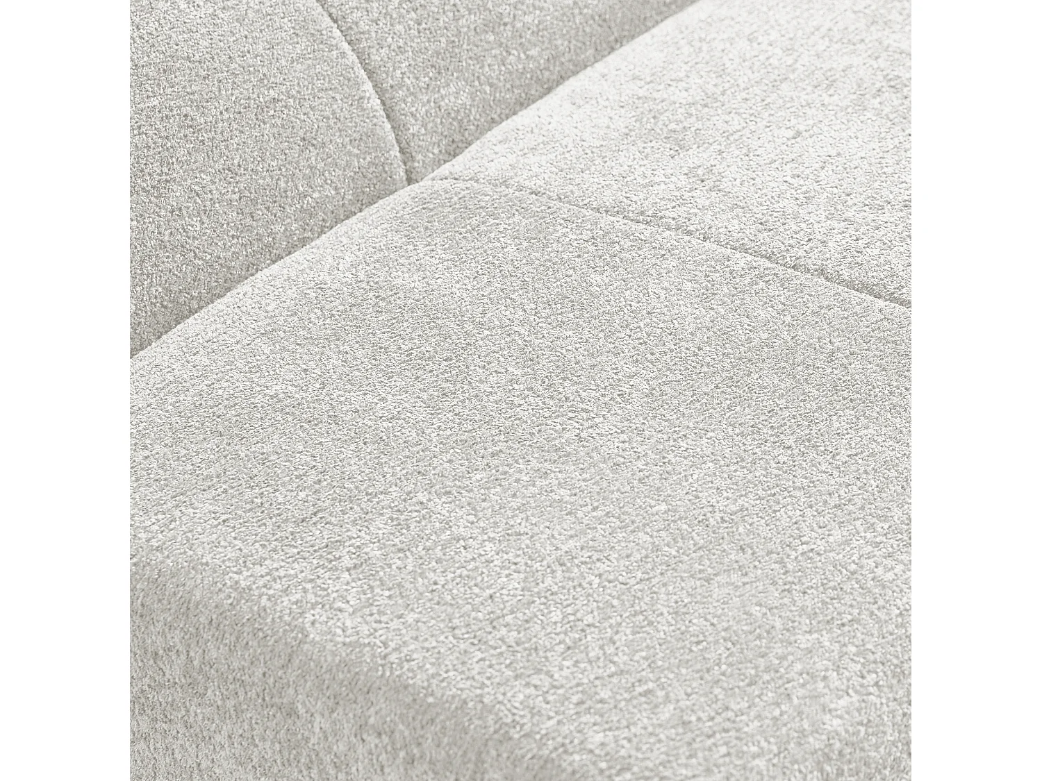 Canapé 94x110x79cm style moderne fonction assise confortable rembourrage mousse velours blanc séjour