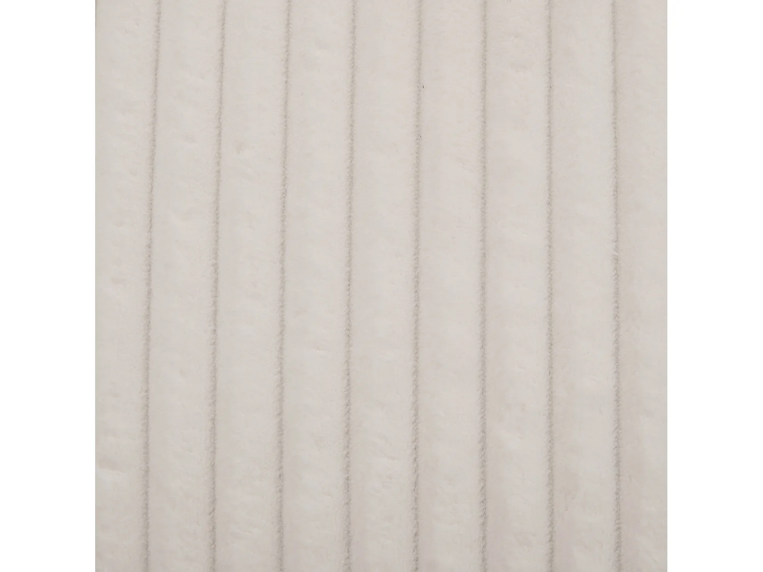 Bank 147x110x67cm Diepe zitting Ribfluweel Met voetensteun Beige