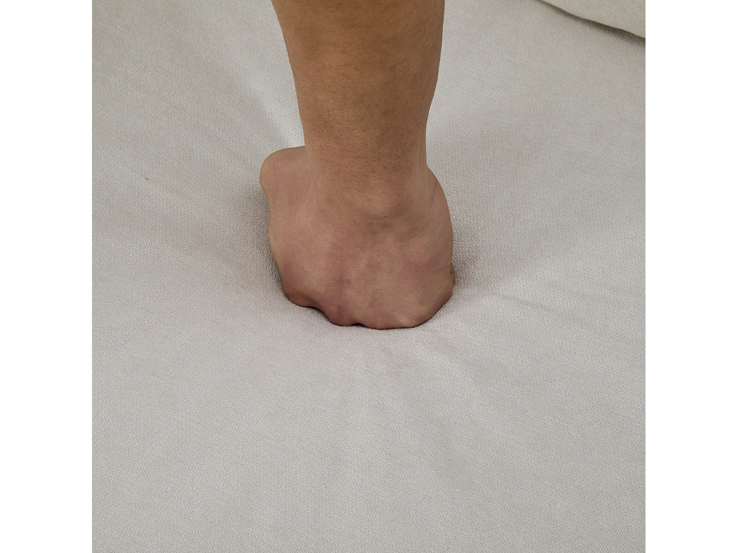 Canape d angle convertible 214x131x87cm canape modulable style moderne port USB integre tissu velours pour salon beige