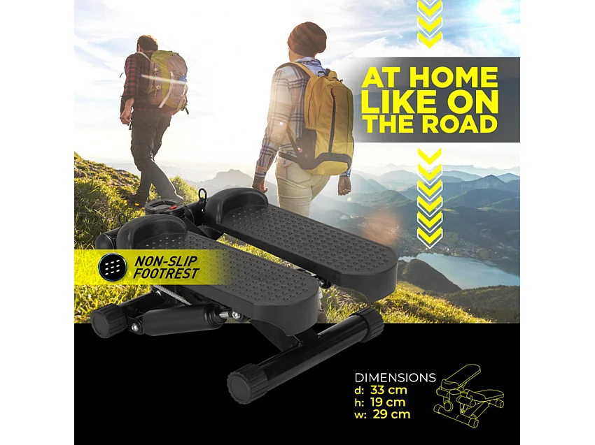 Stepper mini pedaliera fitness gambe glutei fianchi cellulite Heviz