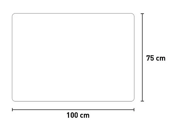 Miroir de salle de bains moderne lumières LED rétroéclairé 75x100cm Strokkur XL