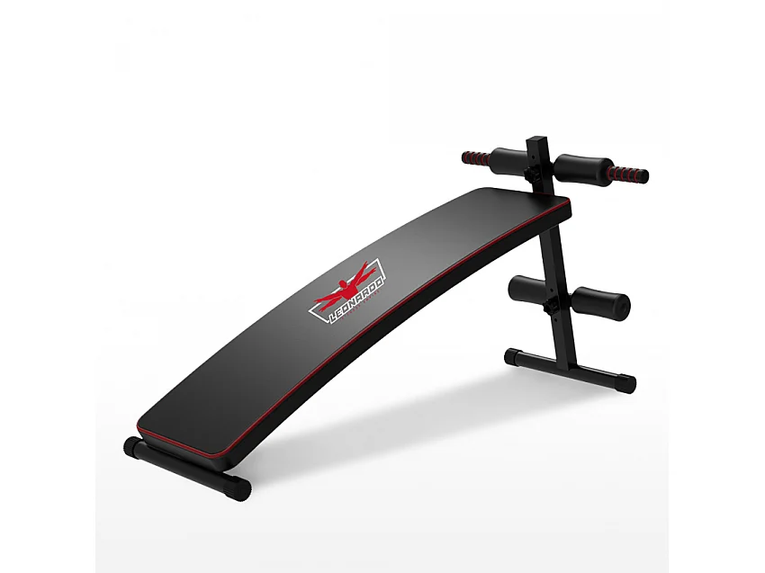 Banco de abdominales curvo ajustable multifunción que ahorra espacio Tengu
