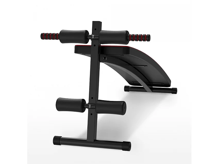 Banco de abdominales curvo ajustable multifunción que ahorra espacio Tengu