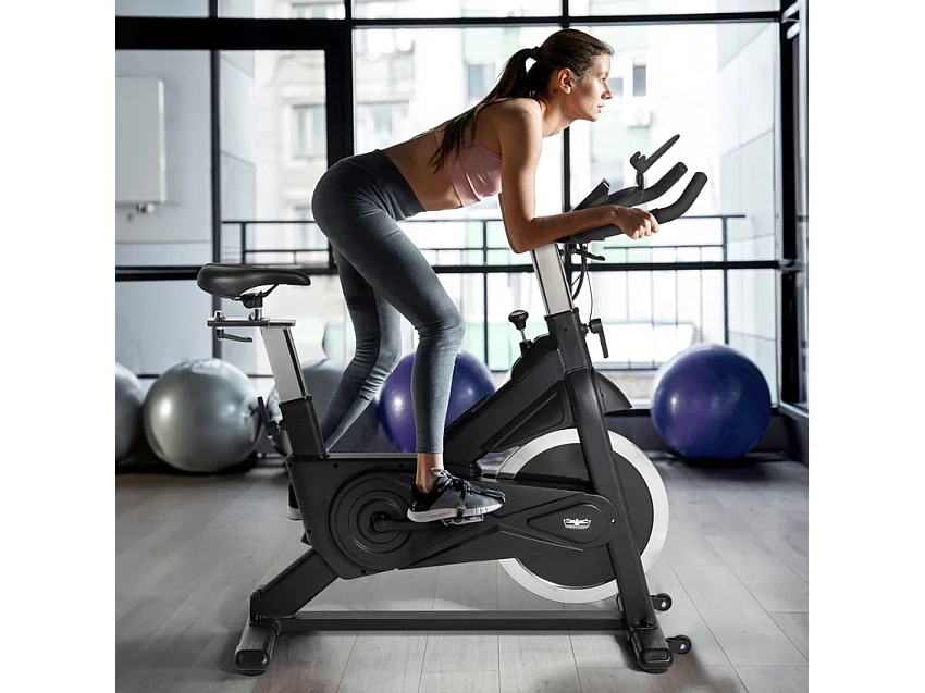 Bicicleta estática fit bike volante de inercia 18 kg profesional Athena