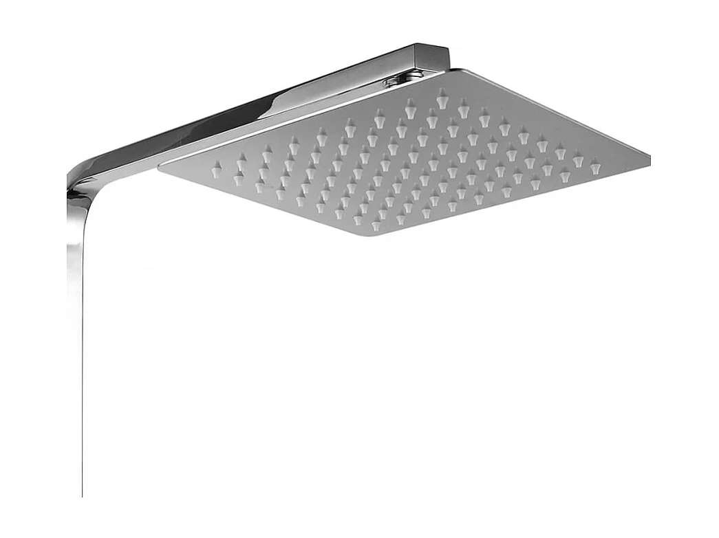 Thermostatische Duschsäulenverkleidung aus Stahl mit Mischer und Handbrause Saturnia