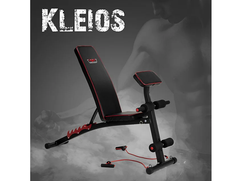 Banco multifunción respaldo ajustable banco de bíceps Kleios