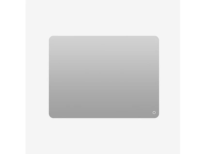 Rechteckiger Badezimmerspiegel 60x80cm hintergrundbeleuchtet LED-Lichter Strokkur M