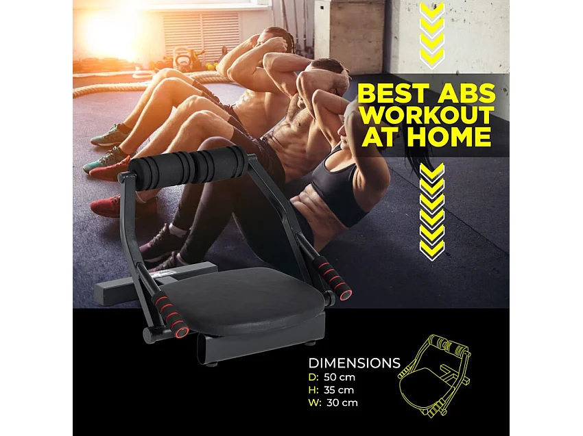 6-in-1 multifunktionale Fitness-Kernbank für zu Hause Helios