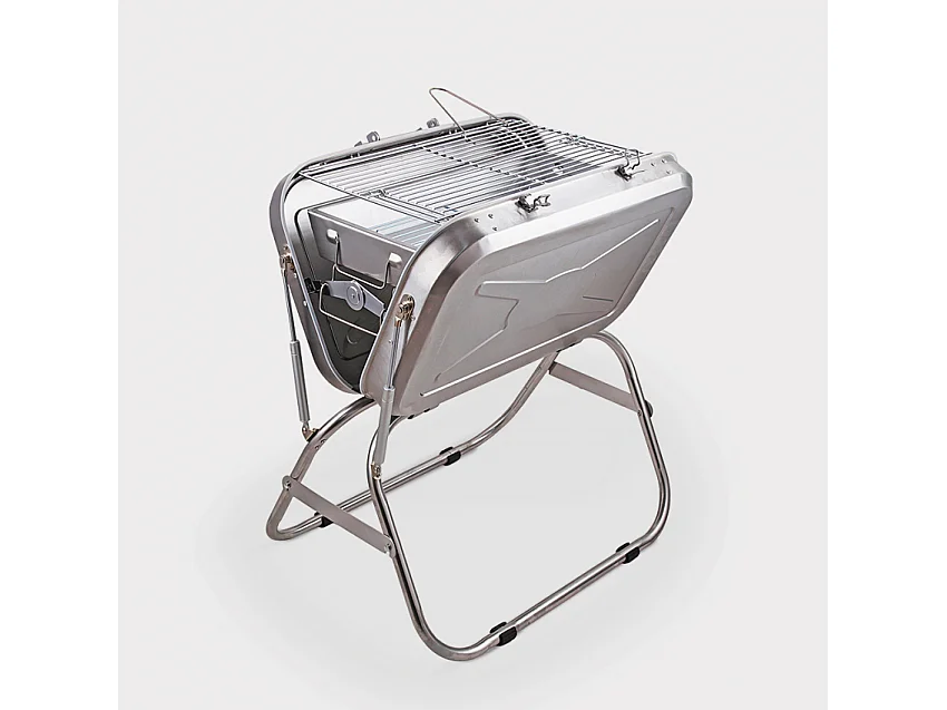 Barbacoa portátil con parrilla de carbón plegable Beech