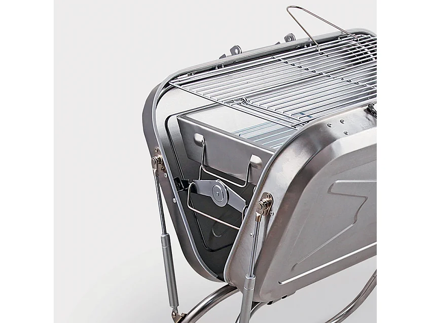 Barbacoa portátil con parrilla de carbón plegable Beech