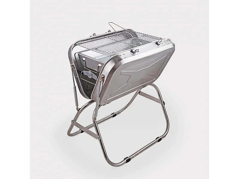 Barbacoa portátil con parrilla de carbón plegable Beech